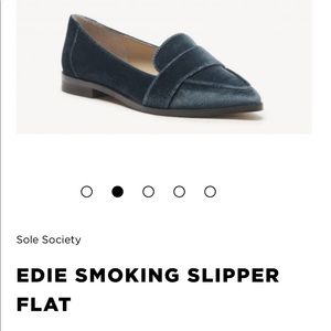 Sole Society Edie Smoking Slipper Flat